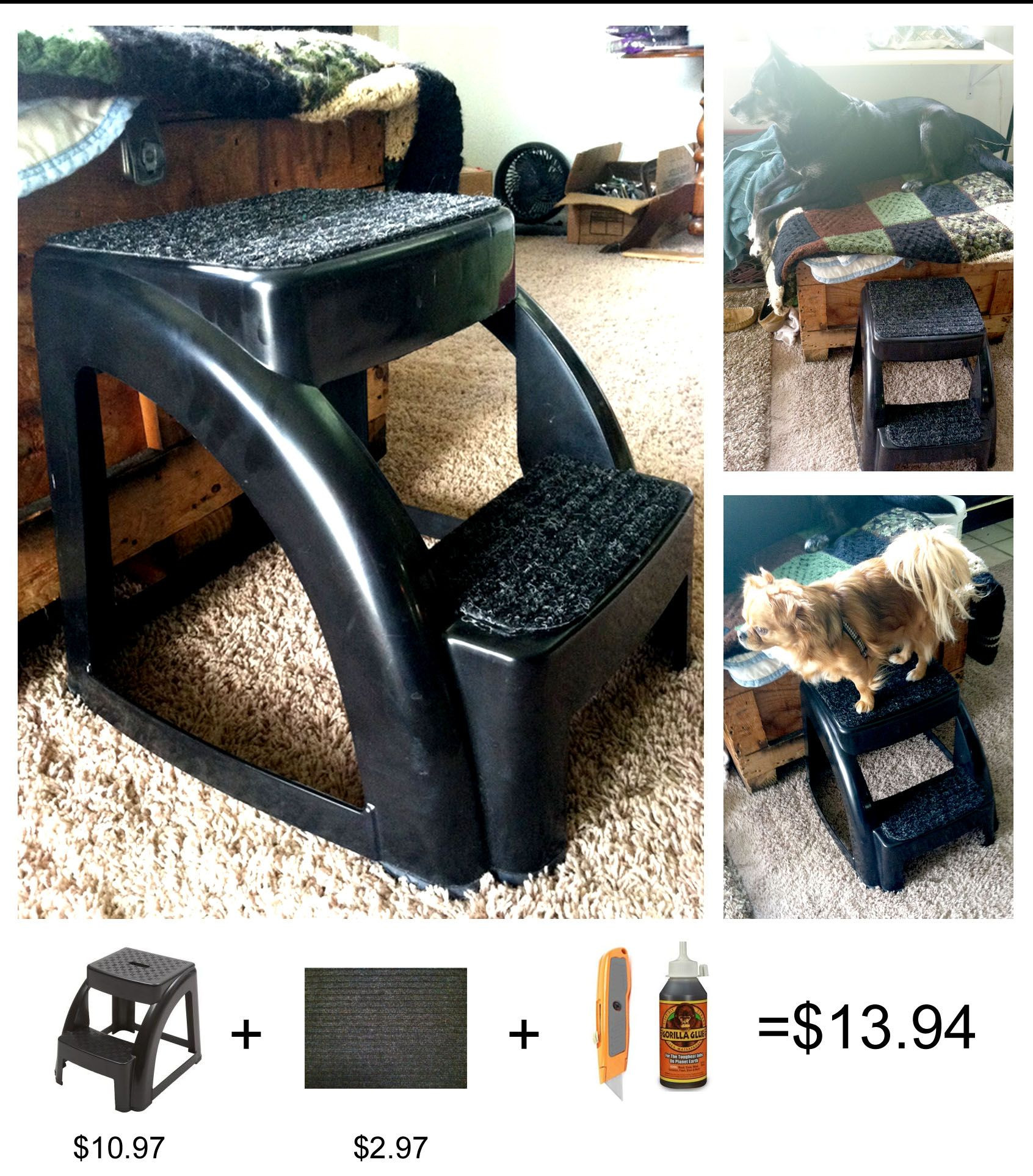 Best ideas about DIY Pet Stairs
. Save or Pin DIY Dog Pet Stairs Stool with support up to 300lbs This Now.