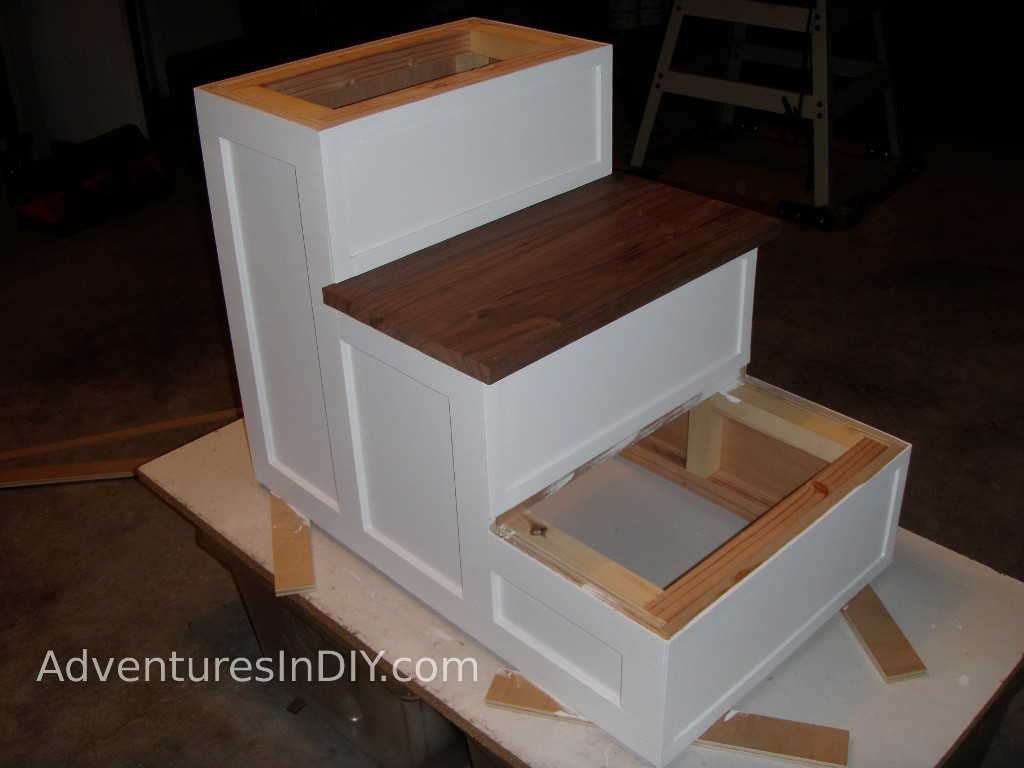 Best ideas about DIY Pet Stairs
. Save or Pin Making a Fancy Dog Step – Installing Trim and Finishing Now.