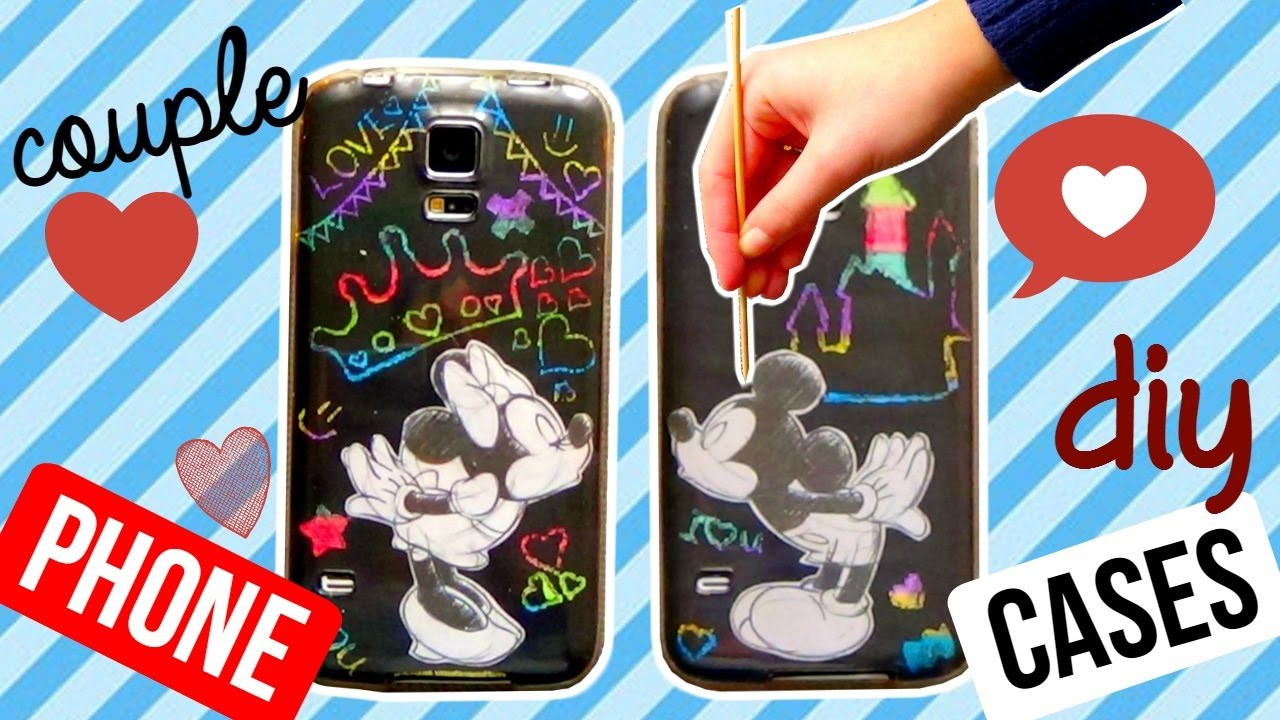 Best ideas about DIY Phone Case From Scratch
. Save or Pin DIY Mickey & Minnie Scratch f Valentine s Day PHONE Now.