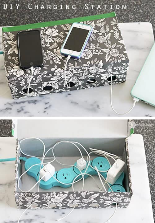 Best ideas about DIY Phone Charging Station
. Save or Pin A Simple DIY Family Charging Station · e Good Thing by Now.