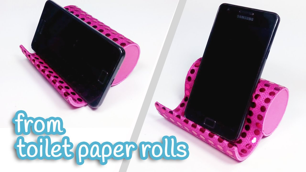 Best ideas about DIY Phone Holder
. Save or Pin DIY crafts PHONE HOLDER from toilet paper rolls Innova Now.