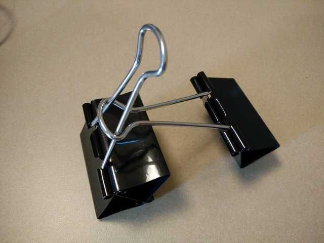 Best ideas about DIY Phone Stand Binder Clips
. Save or Pin DIY Binder Clip Cell Phone Stand with room for USB Now.