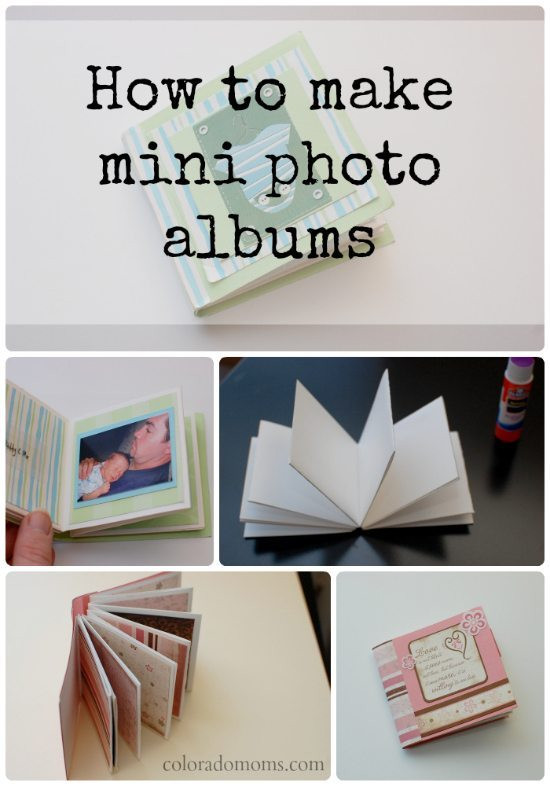 Best ideas about DIY Photo Album
. Save or Pin How to Make a Mini Album – ColoradoMoms Now.