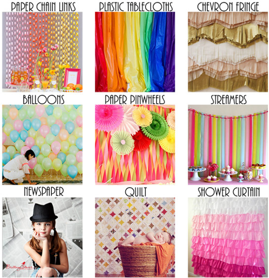 Best ideas about DIY Photo Backdrop
. Save or Pin 25 Drop Dead Gorgeous DIY Backdrops Now.