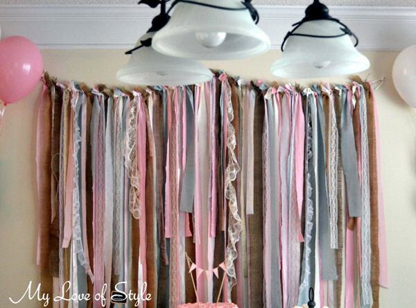 Best ideas about DIY Photo Backdrop Fabric
. Save or Pin DIY Fabric Garland Backdrop Now.
