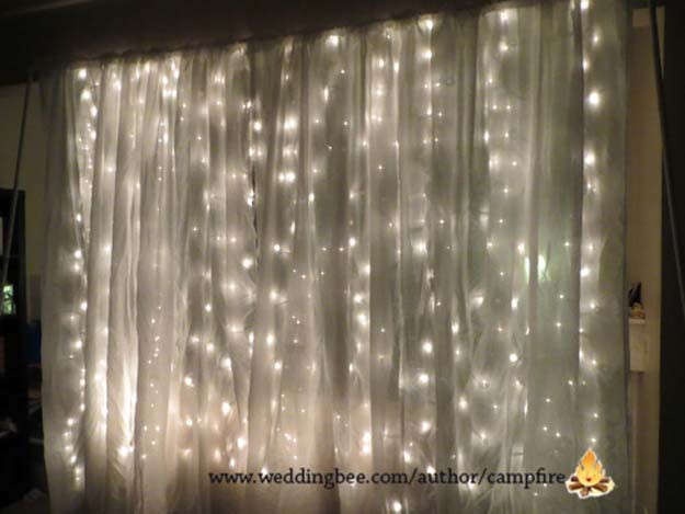 Best ideas about DIY Photo Booth Lighting
. Save or Pin 40 Cool DIY Ideas with String Lights Now.