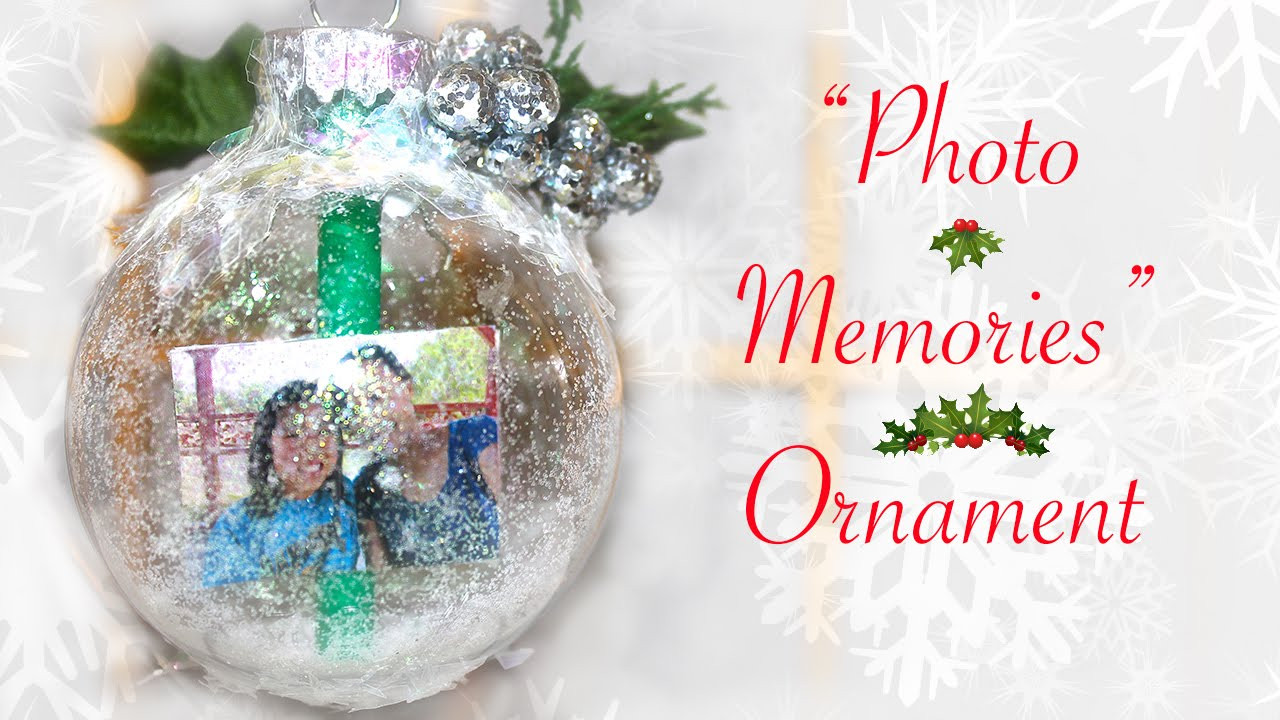 Best ideas about DIY Photo Christmas Ornament
. Save or Pin DIY " Memories" Ornament Gift for Someone Special Now.