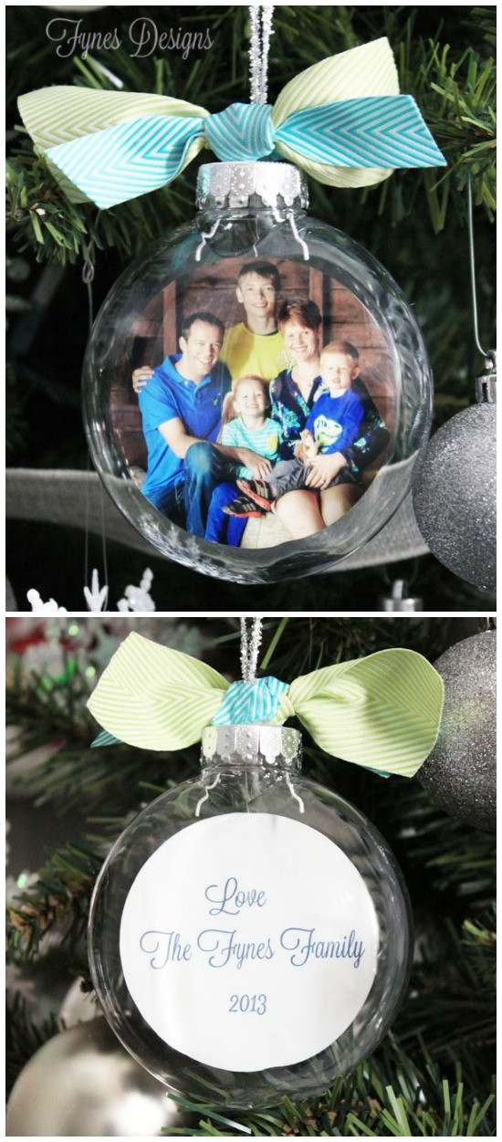 Best ideas about DIY Photo Christmas Ornaments
. Save or Pin DIY Glass Ornament Tutorial FYNES DESIGNS Now.
