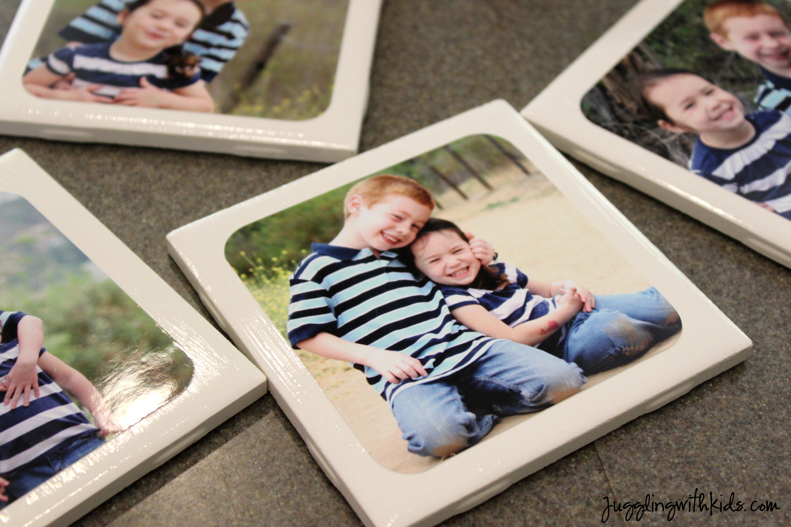 Best ideas about DIY Photo Coasters
. Save or Pin DIY Coasters for Father’s Day – Juggling With Kids Now.