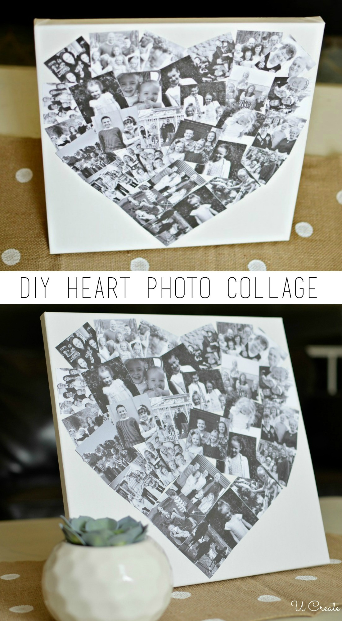 Best ideas about DIY Photo Collages
. Save or Pin DIY Heart Collage U Create Now.