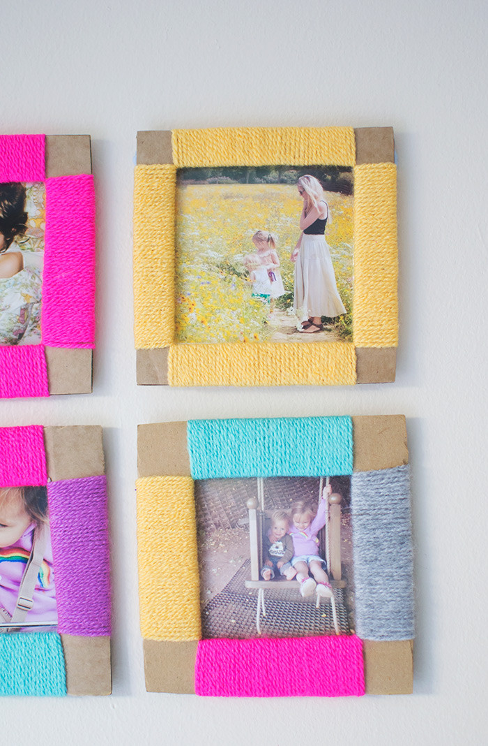 Best ideas about DIY Photo Frame
. Save or Pin yarn wrapped diy photo frames Now.