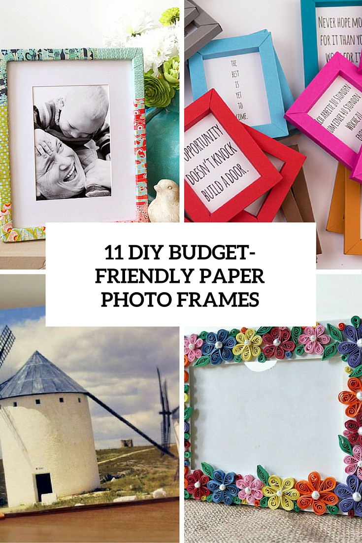 Best ideas about DIY Photo Frame
. Save or Pin homemade photo frames Archives Shelterness Now.