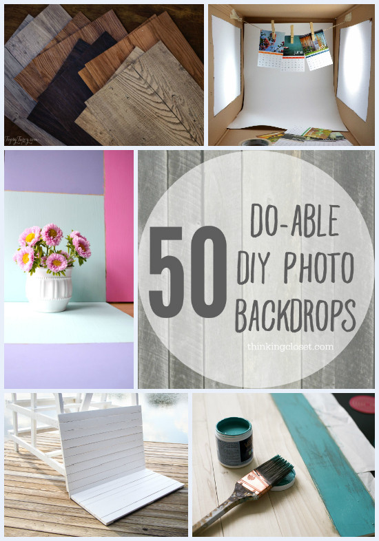 Best ideas about DIY Photography Backdrops
. Save or Pin 50 Do Able DIY Backdrops the thinking closet Now.