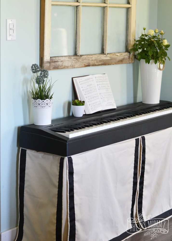 Best ideas about DIY Piano Stand
. Save or Pin Sew a Fitted Skirt for a Keyboard Stand Cover Now.