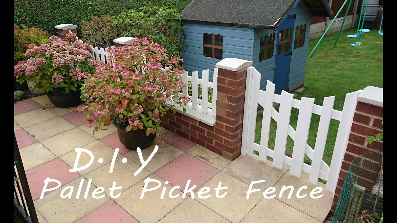 Best ideas about DIY Picket Fences
. Save or Pin Diy pallet Picket Fence Now.
