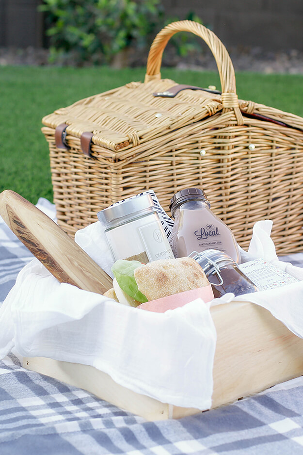 Best ideas about DIY Picnic Basket
. Save or Pin DIY Gift Basket Idea For Mom – Picnic in a box Now.