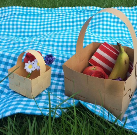 Best ideas about DIY Picnic Basket
. Save or Pin DIY this Paper Picnic Basket for Delicious Adventures in Now.