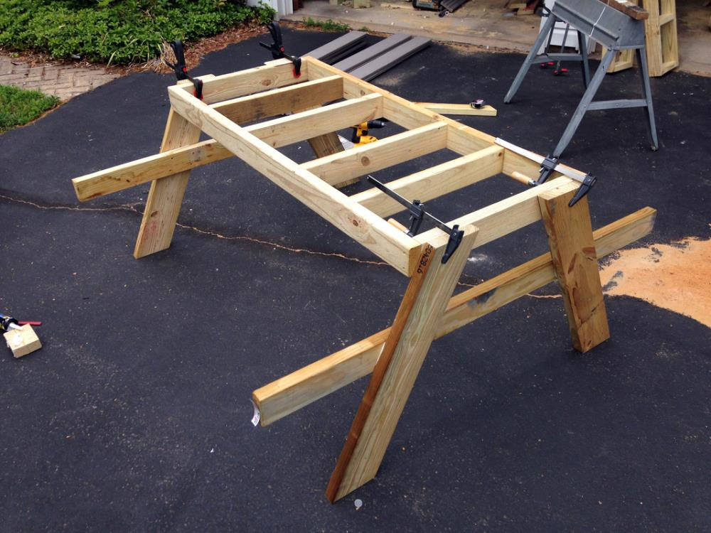 Best ideas about DIY Picnic Table
. Save or Pin How to Build a Picnic Table in Just e Day Now.