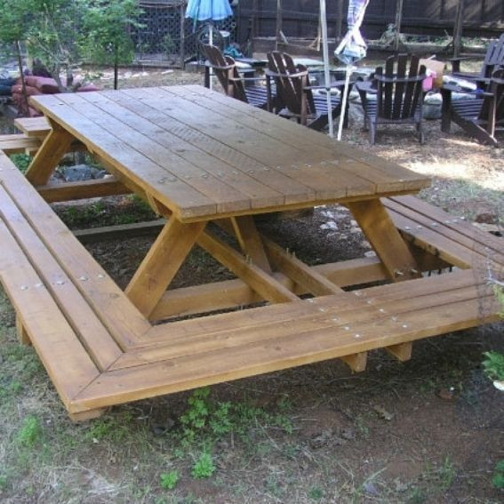 Best ideas about DIY Picnic Table Plans
. Save or Pin Custom Made Custom Made Thru Bolt Picnic Tables Now.