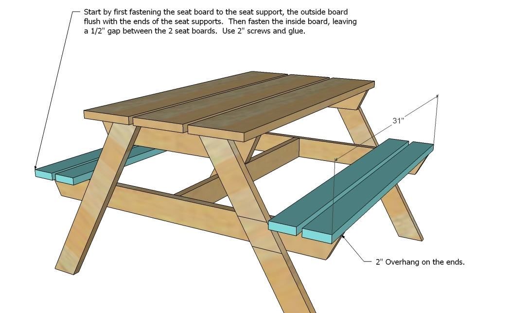 Best ideas about DIY Picnic Table Plans
. Save or Pin Ana White Now.