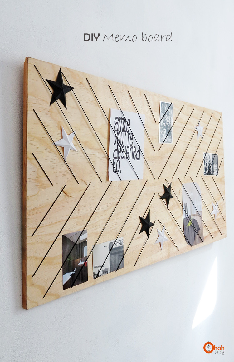 Best ideas about DIY Picture Board
. Save or Pin DIY Memo board Ohoh Blog Now.