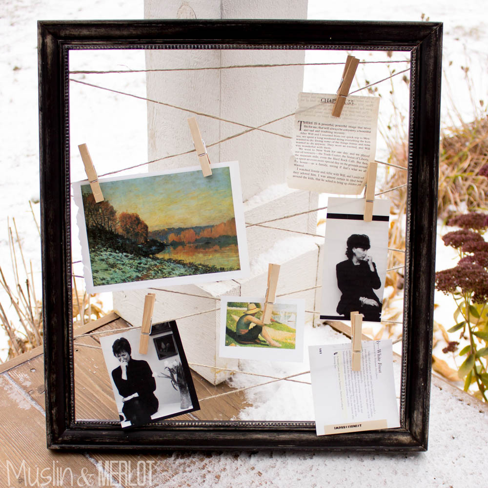 Best ideas about DIY Picture Board
. Save or Pin DIY Frame & Hemp Board Muslin and Merlot Now.