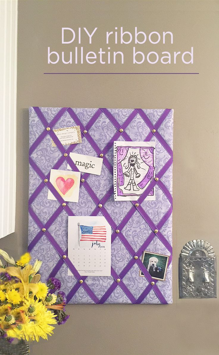 Best ideas about DIY Picture Board
. Save or Pin DIY Ribbon Bulletin Board Easy Tutorial Now.