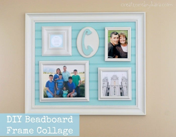 Best ideas about DIY Picture Frame Collage
. Save or Pin DIY beadboard frame tutorial Now.