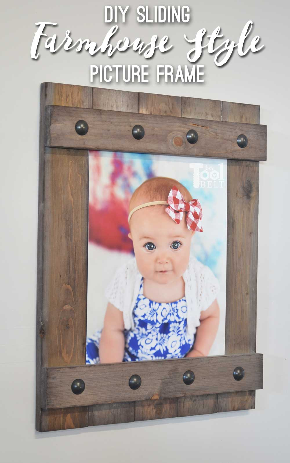 Best ideas about DIY Picture Frame
. Save or Pin DIY Easy Farmhouse Style Frame Her Tool Belt Now.