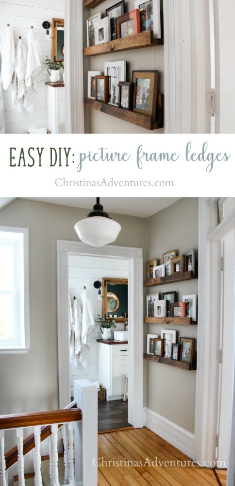 Best ideas about DIY Picture Ledge
. Save or Pin Easy DIY picture ledge Christinas Adventures Now.