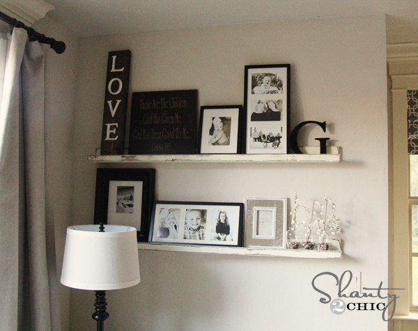 Best ideas about DIY Picture Ledge
. Save or Pin Picture Ledge DIY Shanty 2 Chic Now.