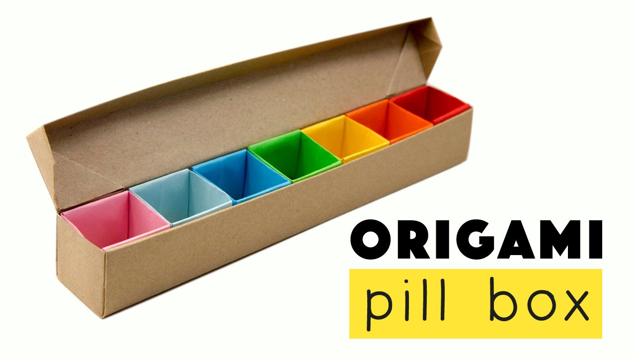 Best ideas about DIY Pill Box
. Save or Pin Origami Pill Box Organizer Tutorial ♥︎ DIY ♥︎ Now.