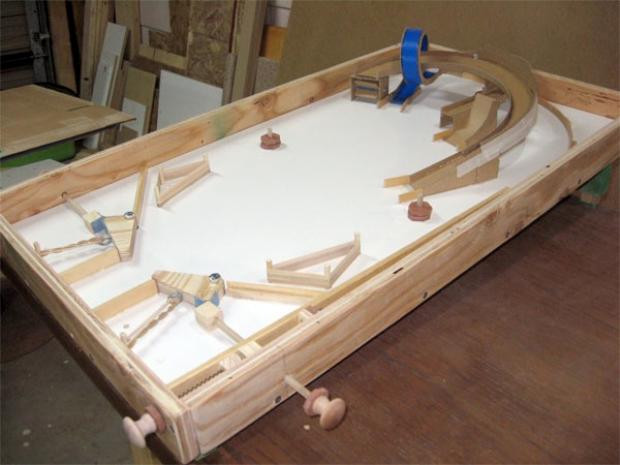 Best ideas about DIY Pinball Machine
. Save or Pin Man makes pinball table from scrap wood Now.