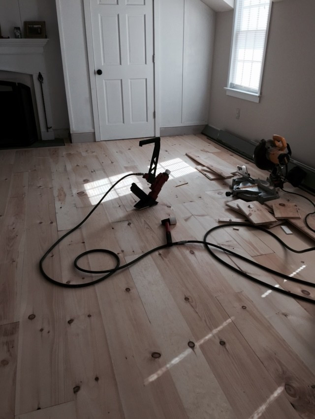 Best ideas about DIY Pine Floor
. Save or Pin DIY Unfinished Wide Pine Floors & Review Lehman Lane Now.