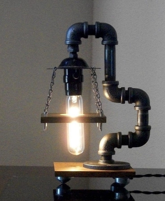 Best ideas about DIY Pipe Lamp
. Save or Pin 20 Interesting Industrial Pipe Lamp Design Ideas Now.