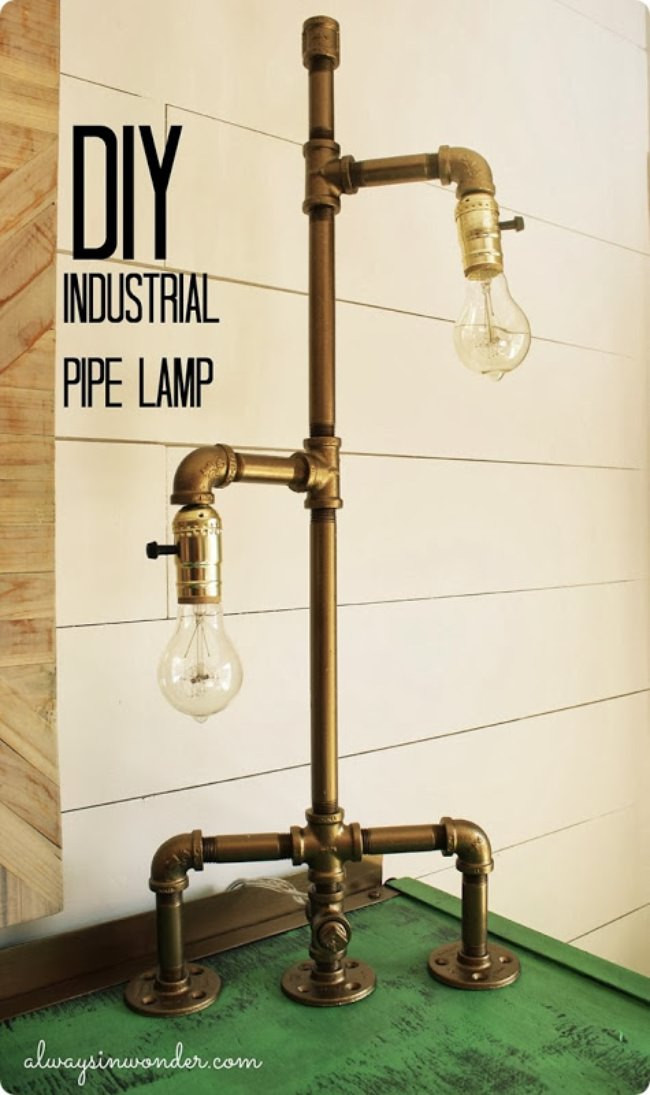 Best ideas about DIY Pipe Lamp
. Save or Pin 14 Incredible Ways to Use Industrial Pipe decorate craft Now.