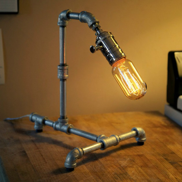 Best ideas about DIY Pipe Lamps
. Save or Pin 16 Sculptural Industrial DIY Pipe Lamp Design Ideas Able Now.