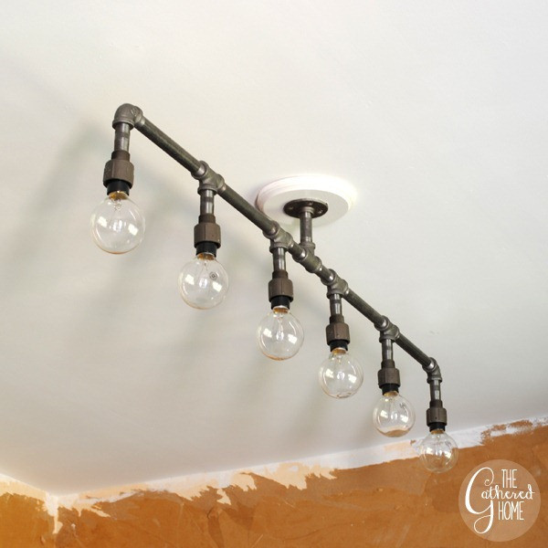 Best ideas about DIY Pipe Light Fixture
. Save or Pin How To Make A Fabulous Plumbing Pipe Light Fixture Now.