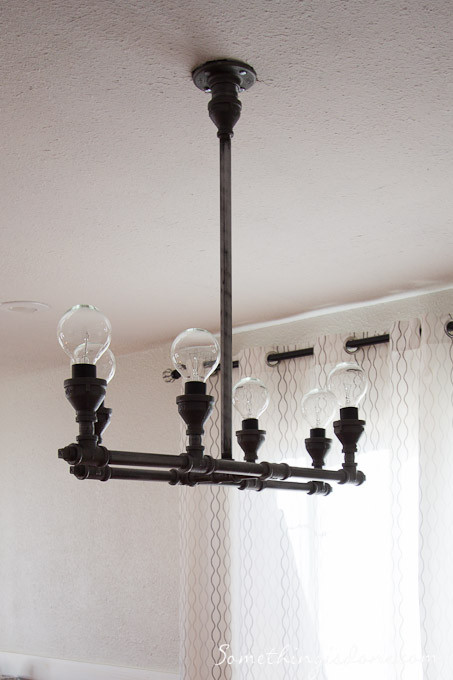 Best ideas about DIY Pipe Light Fixture
. Save or Pin DIY Steel Pipe Chandelier Now.