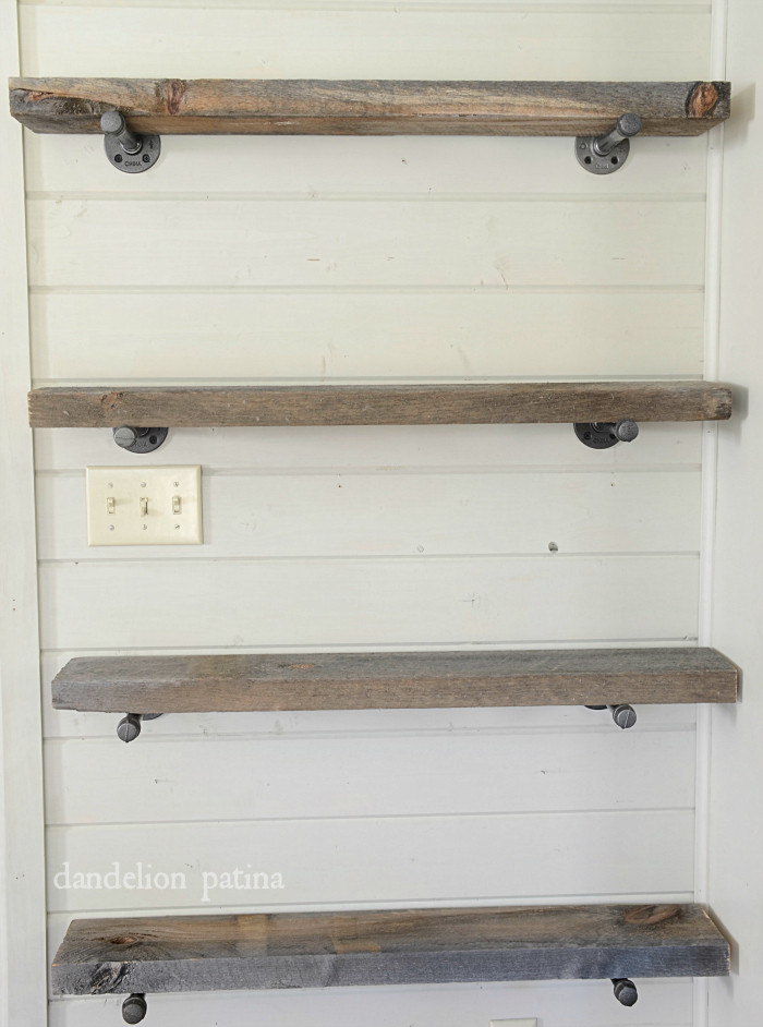 Best ideas about DIY Pipe Shelves
. Save or Pin DIY industrial pipe shelving Dandelion Patina Now.