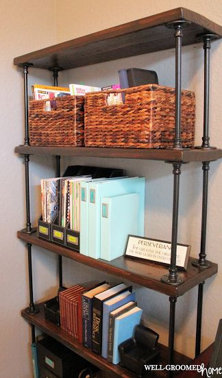 Best ideas about DIY Pipe Shelves Freestanding
. Save or Pin Best 25 Pipe bookshelf ideas on Pinterest Now.
