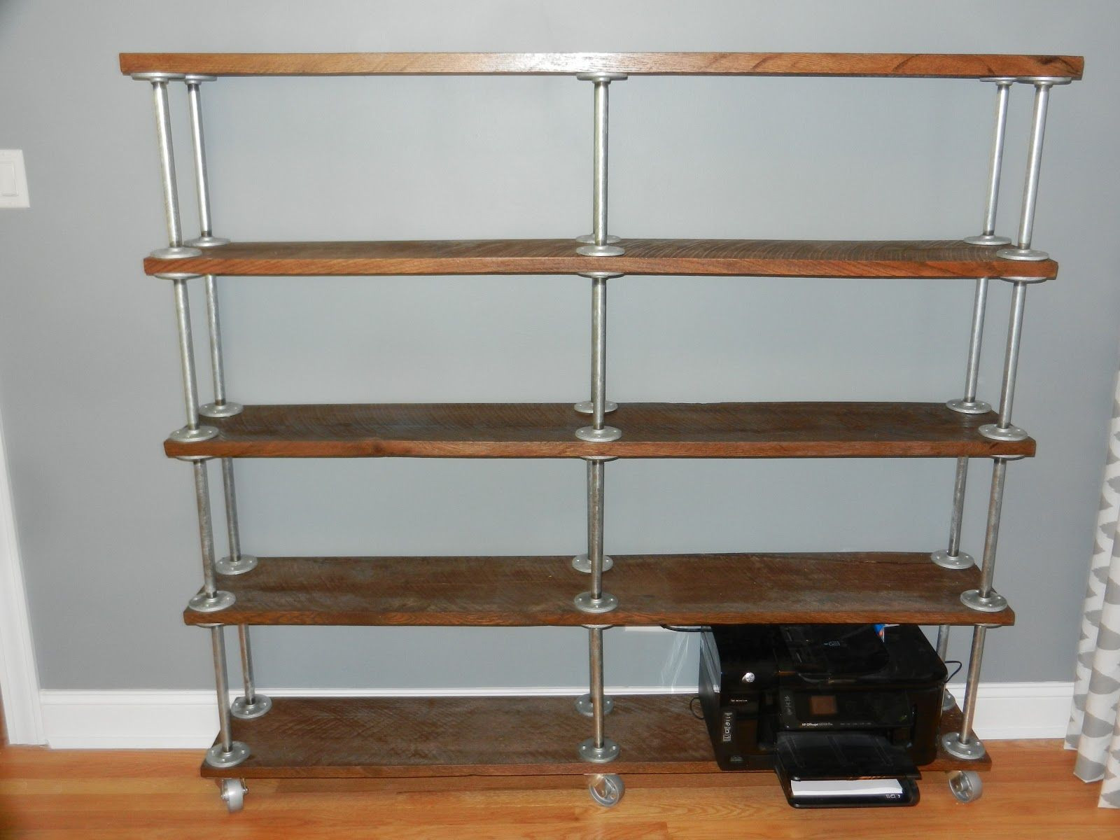 Best ideas about DIY Pipe Shelves Freestanding
. Save or Pin galvanized pipe bookcase Google Search Condo Now.