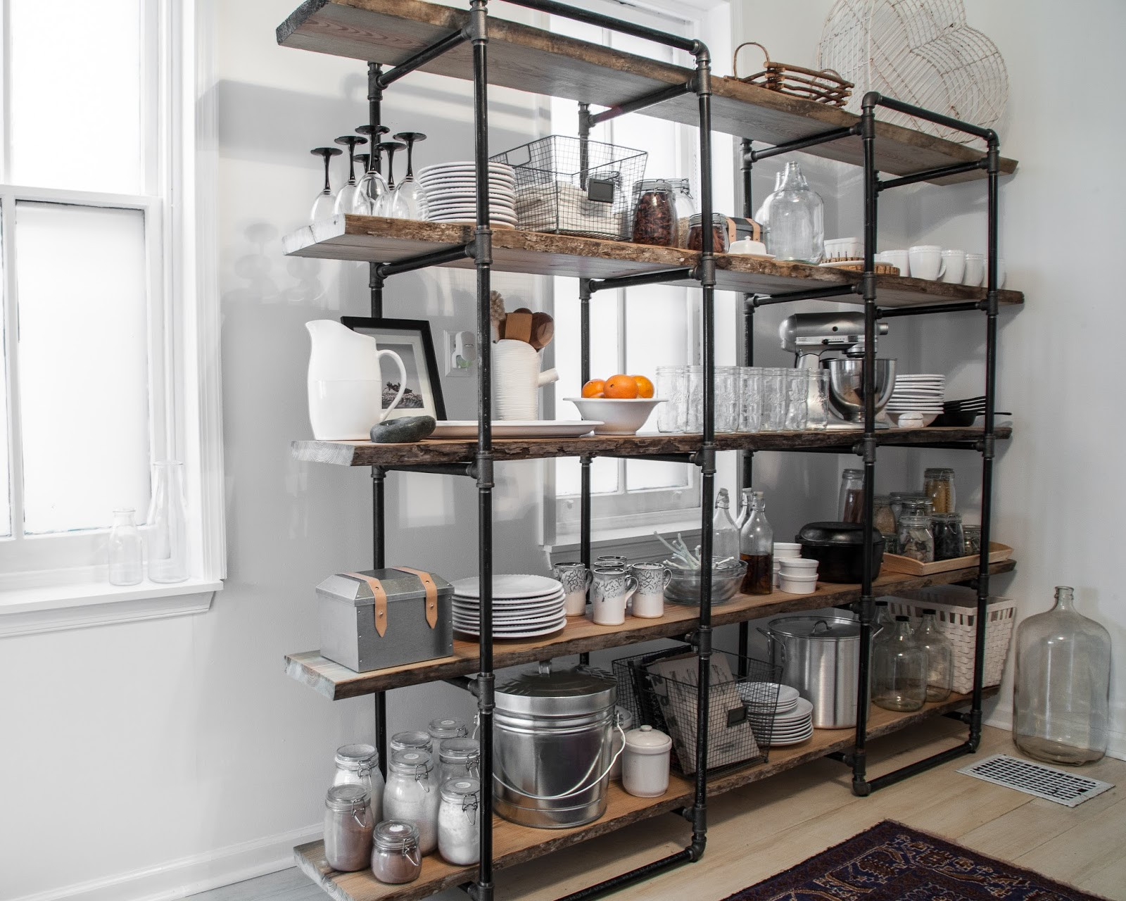 Best ideas about DIY Pipe Shelves Freestanding
. Save or Pin DIY Project How to Make a Freestanding Industrial Pipe Now.