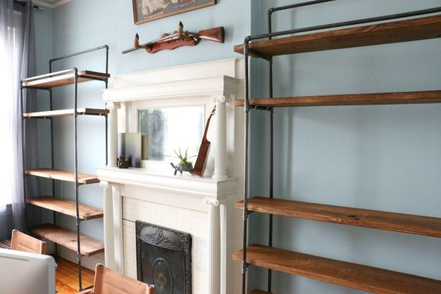 Best ideas about DIY Pipe Shelves Freestanding
. Save or Pin How to Make a Freestanding Industrial Pipe Bookcase Now.