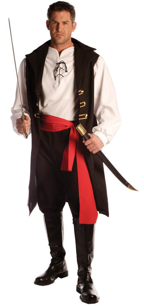 Best ideas about DIY Pirate Costume Men
. Save or Pin Adult Captain Cutthroat Mens Pirate Costume Mr Costumes Now.