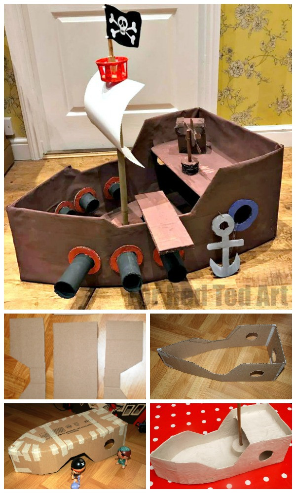 Best ideas about DIY Pirate Ship
. Save or Pin How to Make a DIY Pirate Ship Red Ted Art Now.