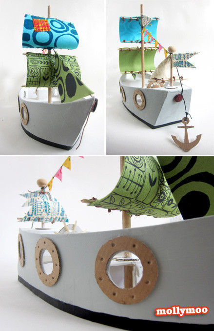 Best ideas about DIY Pirate Ship
. Save or Pin MollyMooCrafts Cardboard Toys DIY Pirate Ship Now.