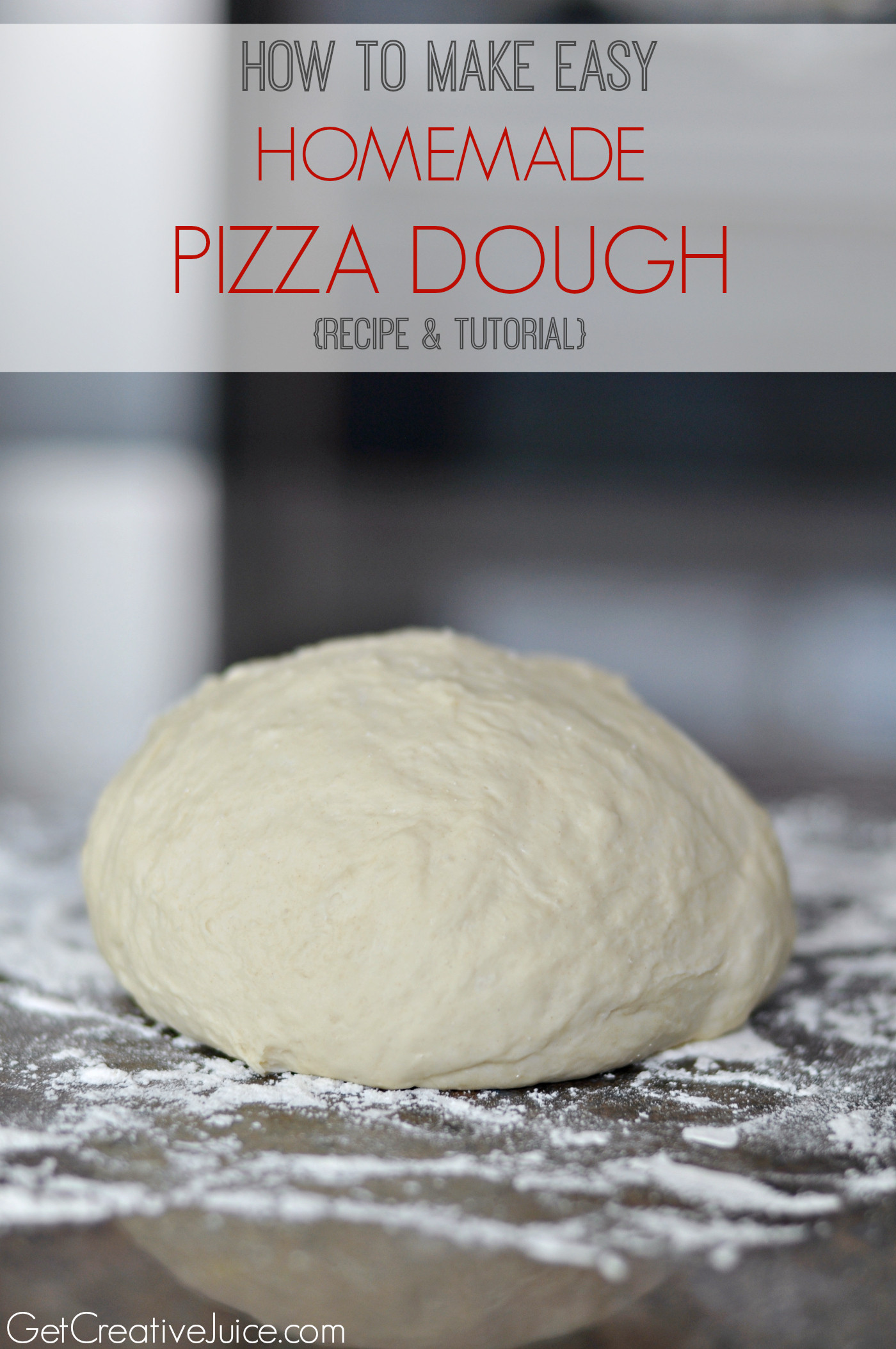 Best ideas about DIY Pizza Dough
. Save or Pin Easy Homemade Pizza Dough Recipe Creative Juice Now.