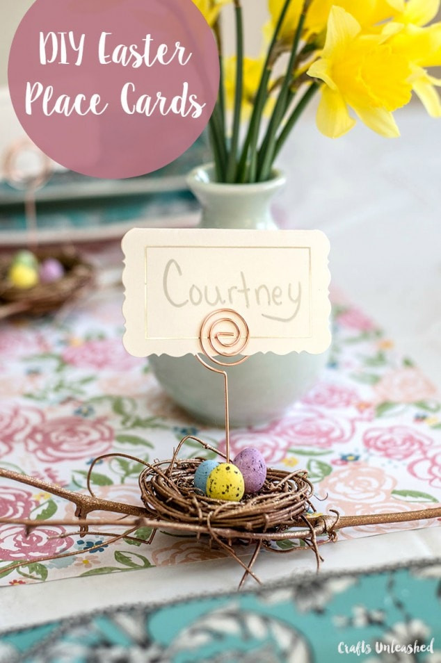 Best ideas about DIY Place Card
. Save or Pin DIY Place Cards for Easter Now.