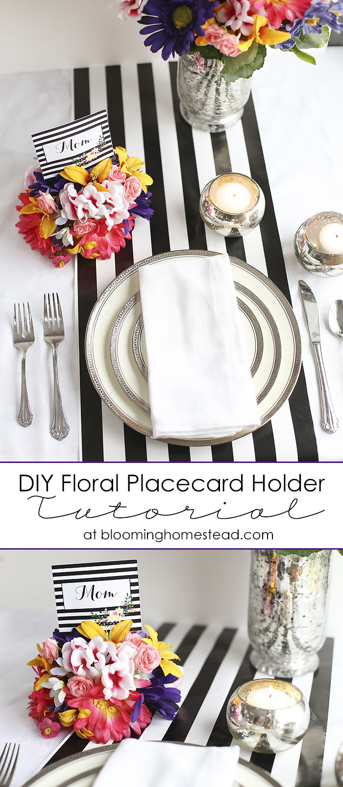 Best ideas about DIY Place Card Holder
. Save or Pin DIY Floral Placecard Holders Blooming Homestead Now.